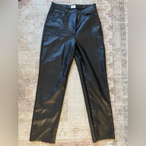 Aritzia Melina leather pants